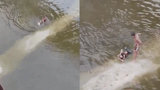 Fisherman Slaps Man After Saving Him Allegedly From Dying By Suicide With Lover; Internet Says ‘Justice Served’ | Viral Video